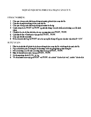 Đề kiểm tra học kỳ II môn Vật lý Lớp 9 - Năm học 2019-2020 - Trường THCS Quế Minh (Có đáp án)